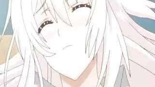 حوريات الأنيمي تأخذه بقوة: شرج خشن وقذف داخلي