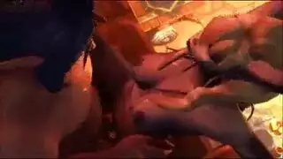 الحمار يركب المرأة ويضخها مليئة